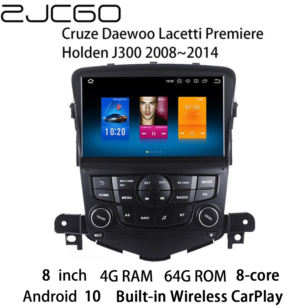 

ZJCGO Car Multimedia Player Stereo GPS Radio Navigation Android Screen for Chevrolet Cruze Daewoo Lacetti Premiere Holden J300