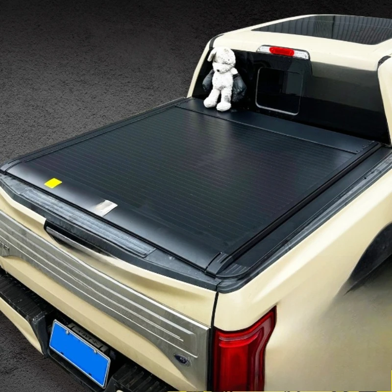 Suitable for Ford Raptor F150 roller shutter cover, sliding flat cover, tailgate cover accessories