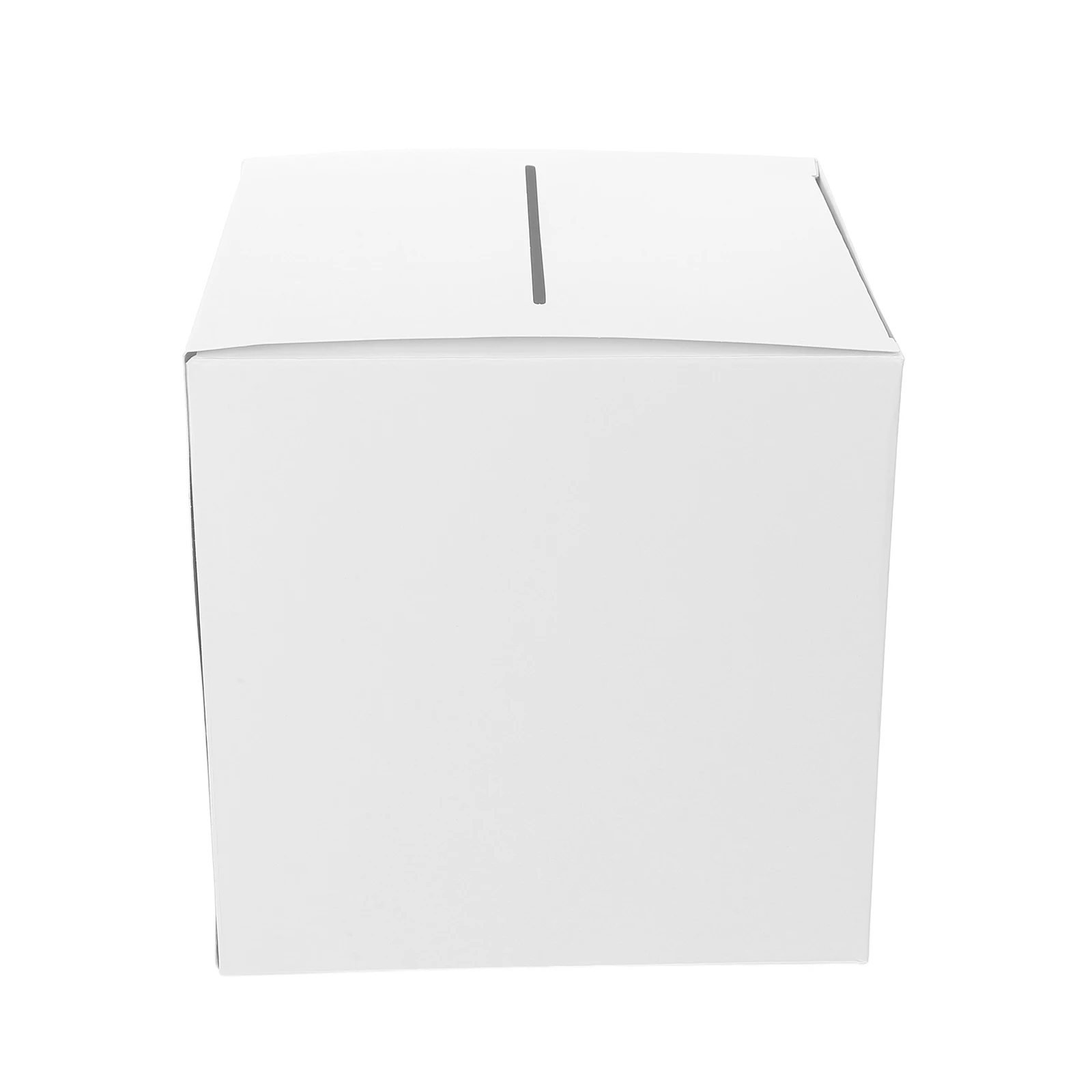 

1Set White Wedding Card Box Sturdy Paper Material Spacious Interior for Cards Money Gift Storage Wedding Reception Graduation