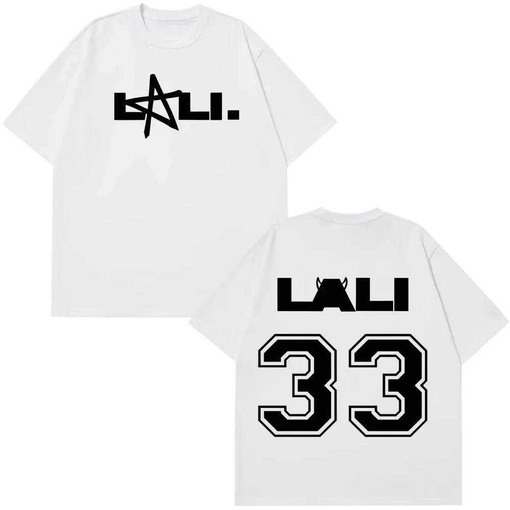 

Футболка унисекс с графическим принтом Singer Lali Esposito Tour 2026, летняя, высококачественная, модная, хлопковая, повседневная