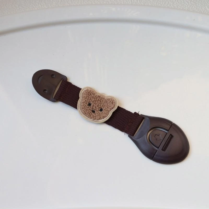 J15U حل موثوق لحماية الأطفال، قفل أنيق وعملي، قفل أمان مستوحى من الزهور، قفل أمان مضاد للقرص، أدراج خزائن آمنة #3