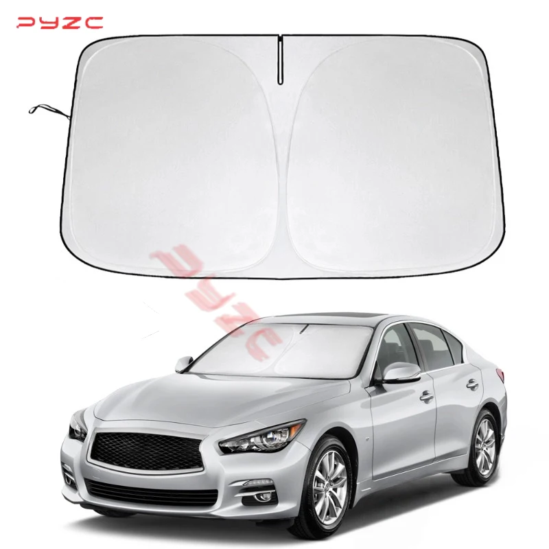 Car Windshield Sun Shade For Infiniti Q50 2014 -2021 2022 2023 2024 Reflector Sunshade Offers Protection Interior Accessories