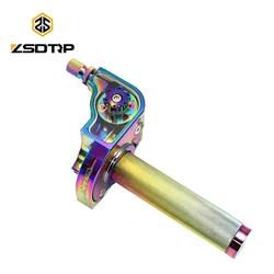 ZSDTRP 22mm CNC Aluminum Multicolor Accelerator Throttle Twist Grips Handlebars