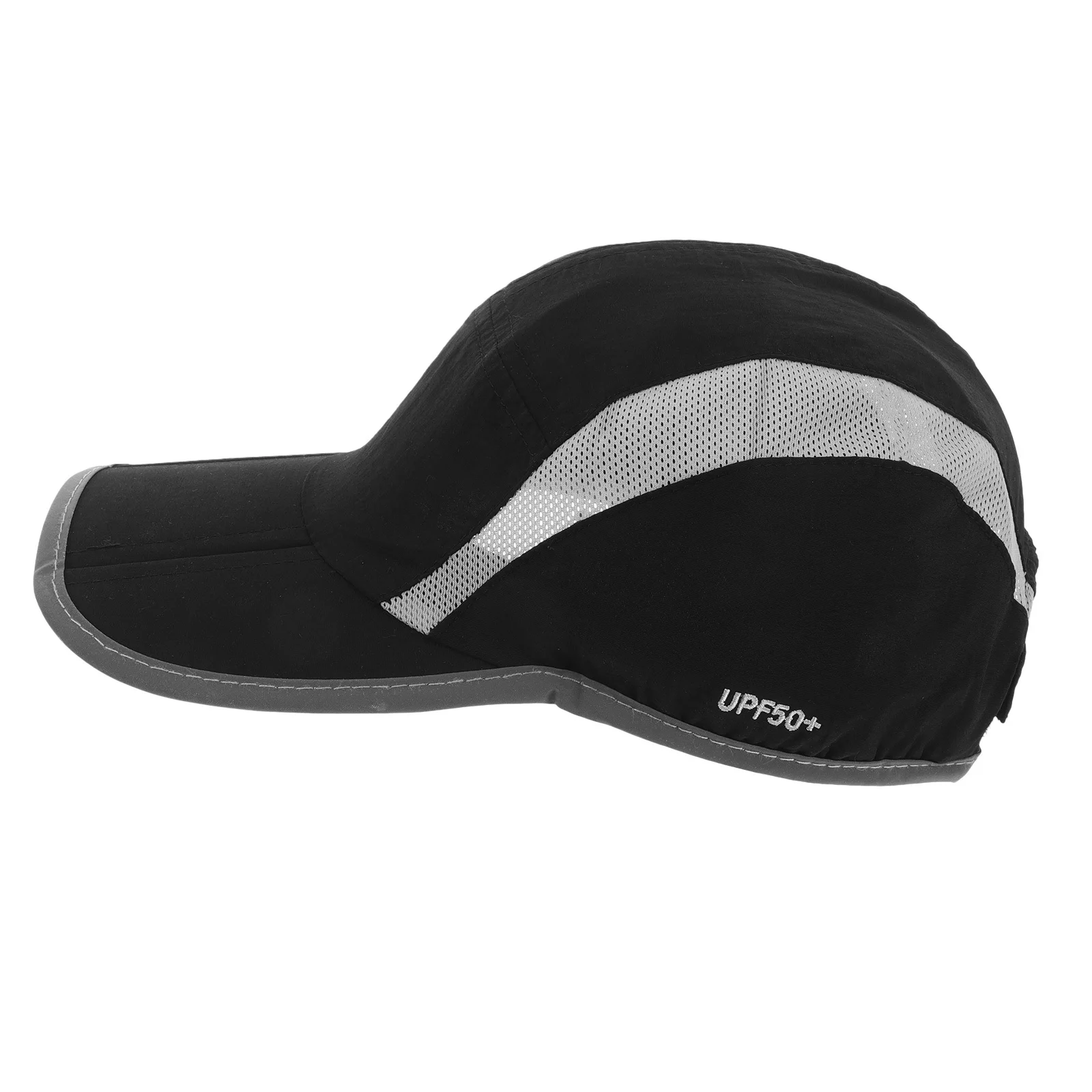 

Threefold Foldable Hiking Cap Breathable Mesh Lightweight Uv Protection Outdoor Sport Brim Hat Portable Running Fishing Travel