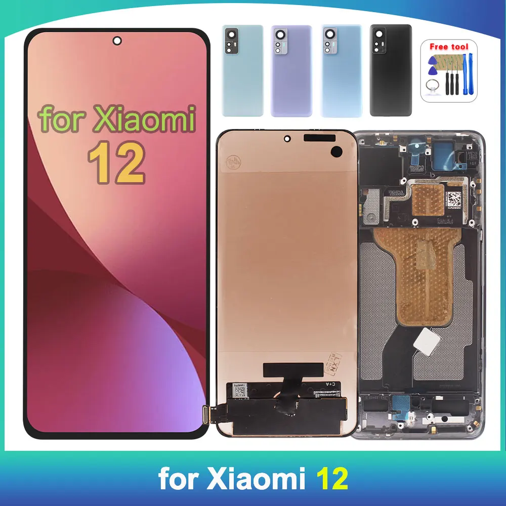 628-amoled-for-xiaomi-12-2201123g-2201123c-lcd-display-touch-screen-digitizer-assembly-with-frame-for-xiaomi-mi-12-display