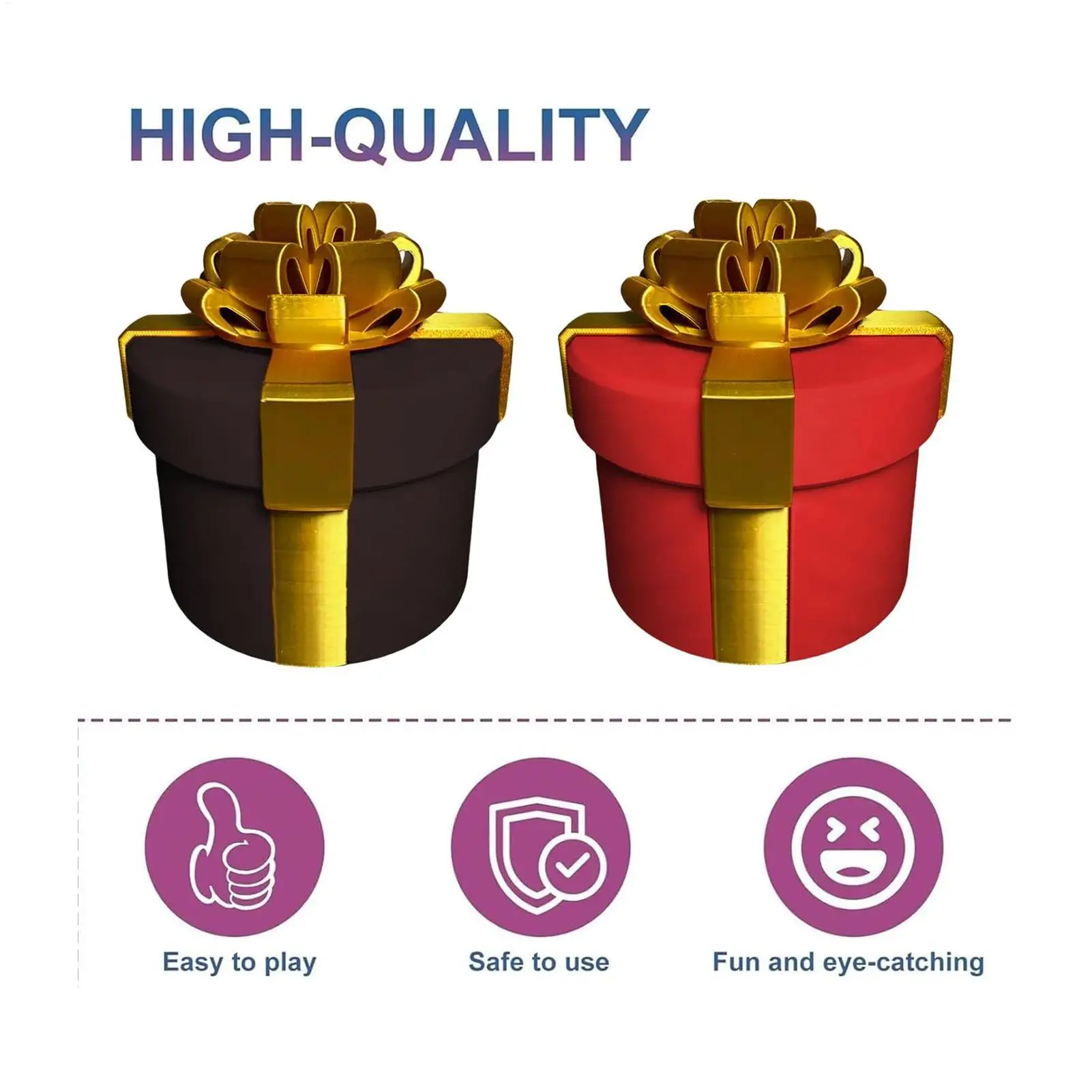 صندوق مزحة مدمج لا يُنسى من نكتة الديكور صندوق هدايا نكتة لصديق مكتب حفلة عيد ميلاد الزفاف عيد الميلاد عطلة في الهواء الطلق #4