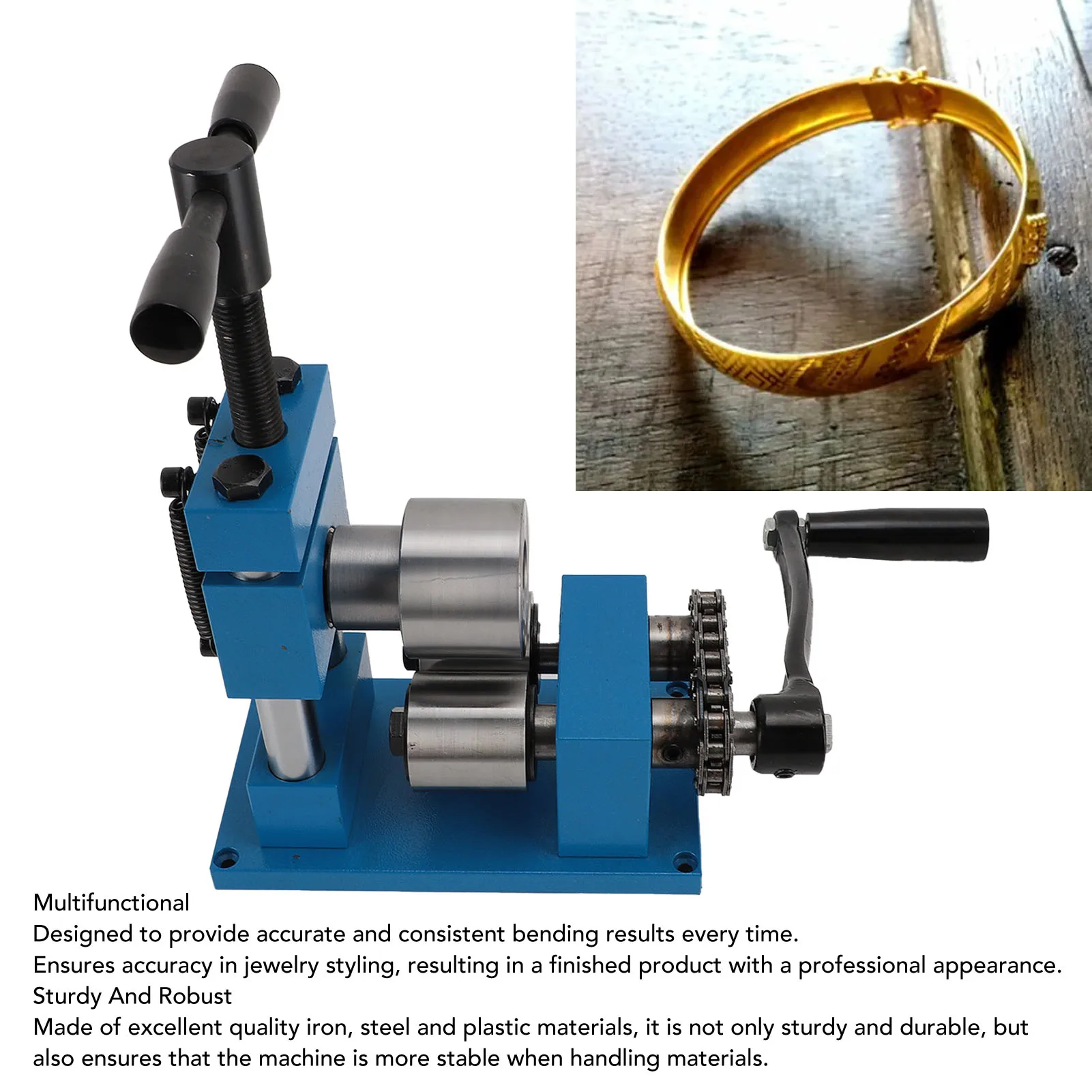 آلة ثني المجوهرات آلة ثني الأساور متعددة الوظائف آلة ثني الأساور المكرنك اليدوية #3