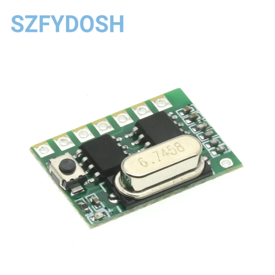 4-Channel Wireless Remote Control Receiver Module with Learning Code for 315/433MHz ASK Systems