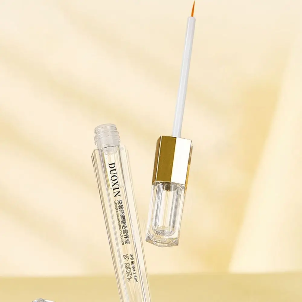 Natürliches, dickeres, schnelles Wimpernwachstumsserum, länger mit weichem Bürsten-Wimpernverstärker, lockiger Wimpern-Mascara für Frauen