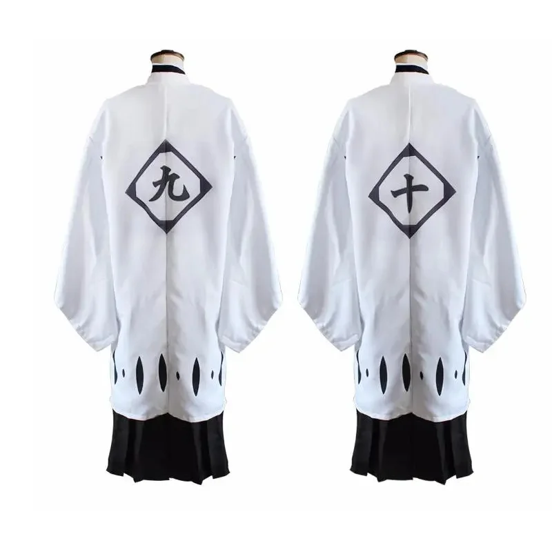 Gotei 13 BLEACH COSPLAY  Haori Soi Fon Cosplay Costume From 1st to 13th Division Captain Aizen Sousuke Robe Ichimaru Gin Cloak