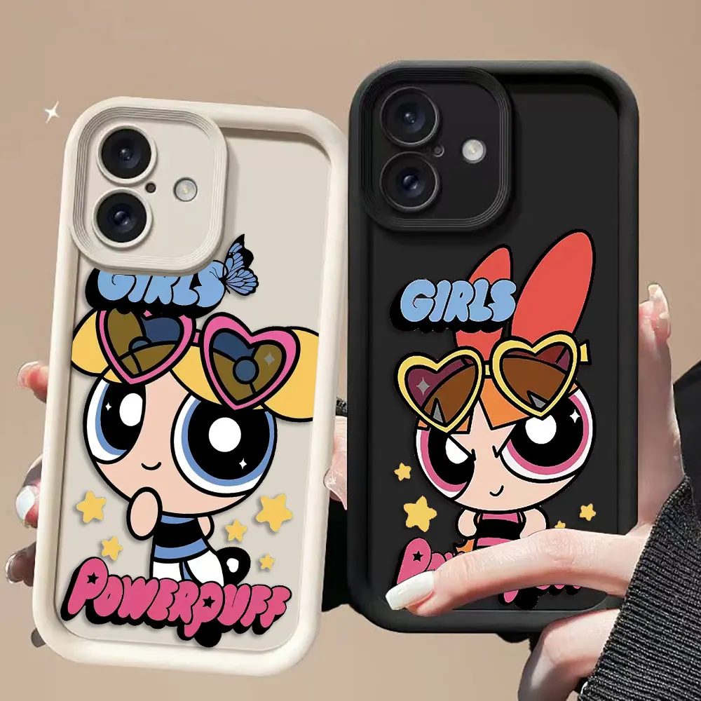

The P-Powerpuff Girls Phone Case For MOTO G9 G22 G24 G30 G32 G34 G52 G53 G54 G60 G75 G84 G85 E22 E32 E40 EDGE 40 50 60E TPU Case