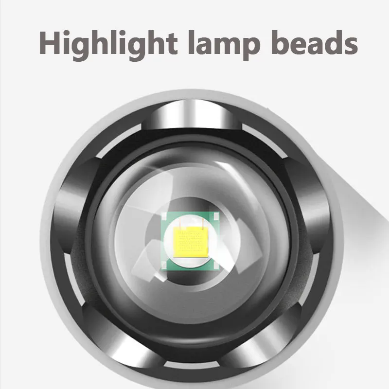 New Style USB Rechargeable T6 LED Mini flashlight ZOOM Led Flashlight Night Walking lighting Car Maintenance work Torch