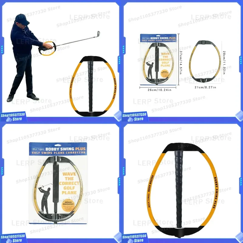 Durable Golf Swing Trainer Posture Correction Aid Flat Corrector for Practice Gesture Training Tool Improves Swing Mechanics