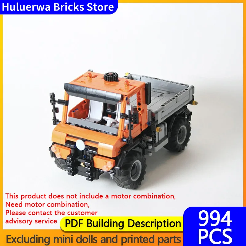 

Модель скоростного гоночного автомобиля MOC, строительные кирпичи U423, многофункциональный внедорожник, модульная технология, подарки, праздничные игрушки для сборки