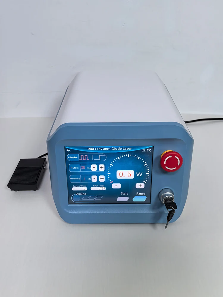 

40W Dual Diode Laser Portable 980nm 1470nm Vascular Removal Lipolysis Machine 980 Diode Laser