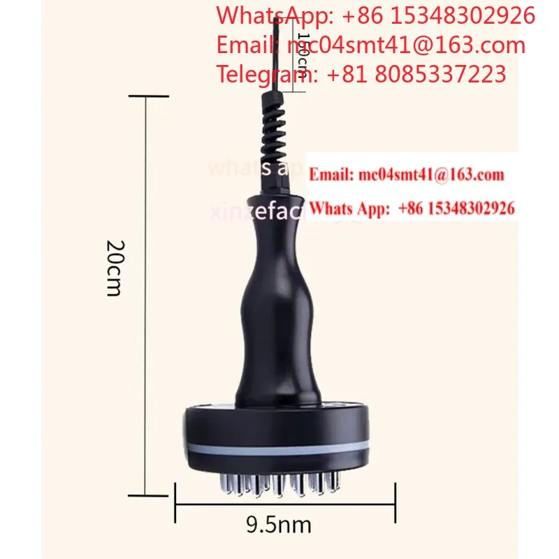 Heated Infra-red Meri-dian Brush Microcurrent Body Massage Device Detox Slimming Instrument For Blood Circulation Physical