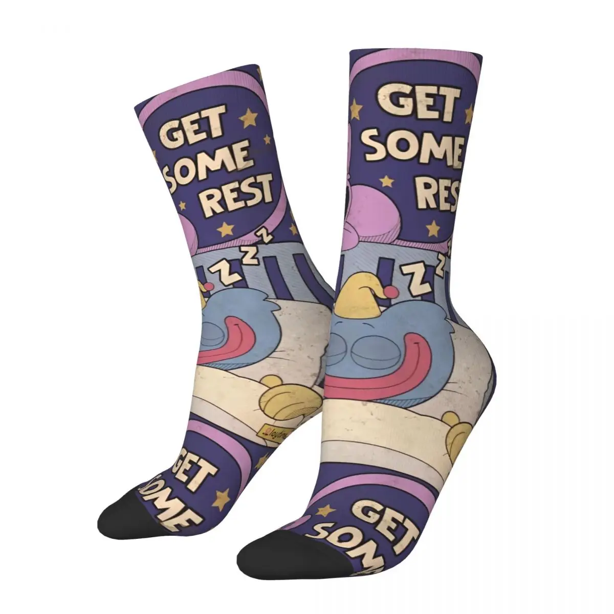 

Winter Warm Colorful Women Men Smiling Critter Cartoon Anime Socks Breathable Sports Socks