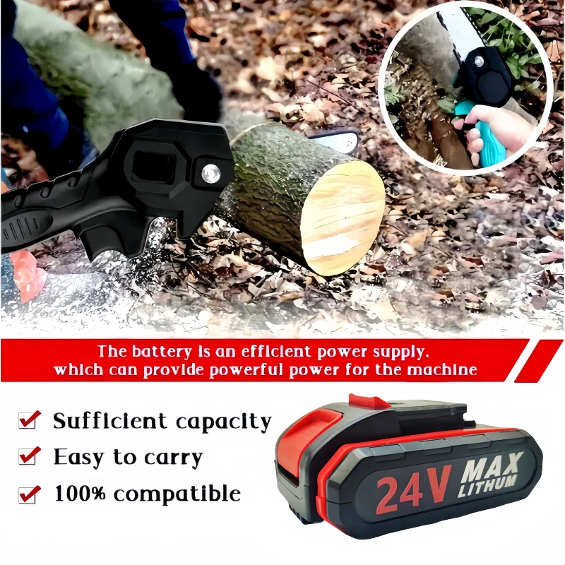 24VF 18650 lithium battery power tool battery replacement 21V rechargeable battery wireless wrench mini chain saw drill, etc