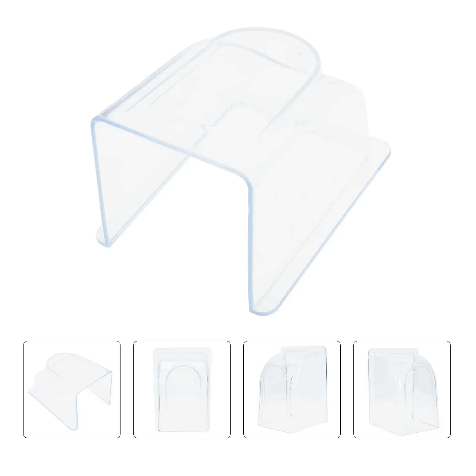 1pc Waterproof Cover For Attendance Machine Doorbell Rainproof Protector Plastic Shell Access Control Fingerprint Machine