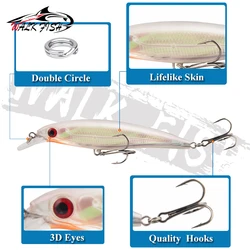 Señuelos Minnow flotantes para trucha Walk Fish – estilo clásico