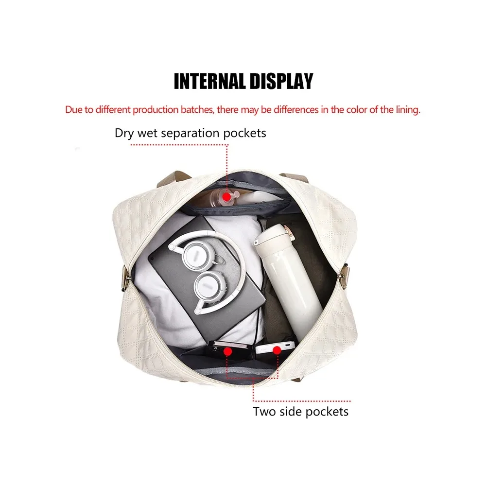 Bolsa de equipaje de viaje de negocios de gran capacidad para entrenamiento de separación en seco y húmedo, bolsa de viaje deportiva de corta distancia, bolso de fitness, novedad de 2024