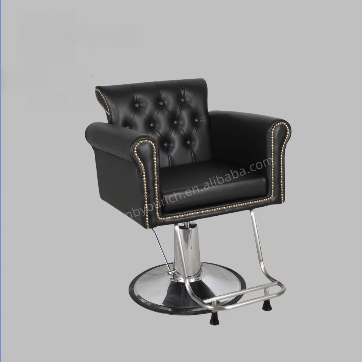 

Черное кресло для салона, женское кресло для укладки, регулируемое парикмахерское кресло для салона красоты