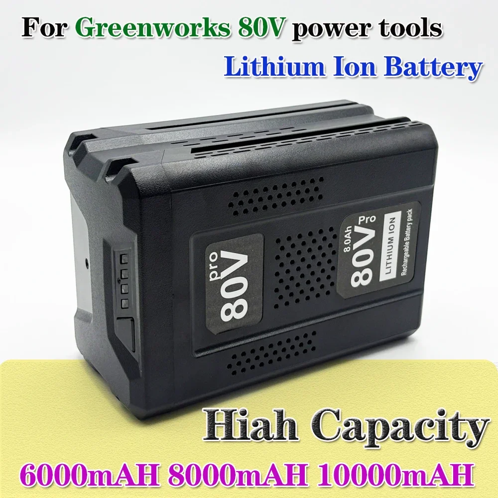80V 6000/8000/10000mAh For Greenworks Ersatz Batterie PRO 80V Li-Ion Batterie GBA80150 GBA80150 GBA80200 GBA80250 GBA80300 GBA8