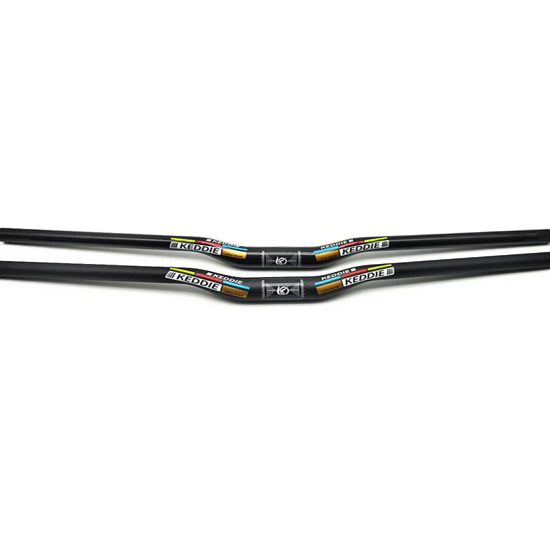 KEDDIE Mtb Carbon Handlebar Bicycle Handlebar 31.8*580-720/740/760mm Matt Black Handlebars For Mountain Bike Accessories
