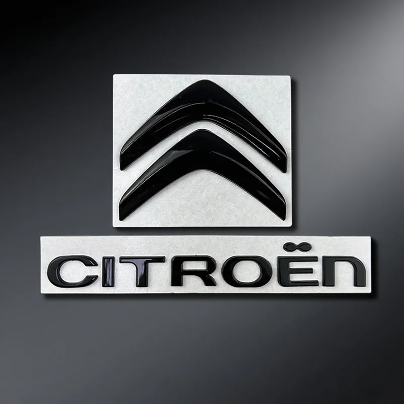Metal Car Front Rear Emblem Badge Citroen C4 C3 C5 C1 DS3 DS5 DS4, Jumper Xsara C-Elysee Picasso Sega C-quatre, Refit Sticke view 5