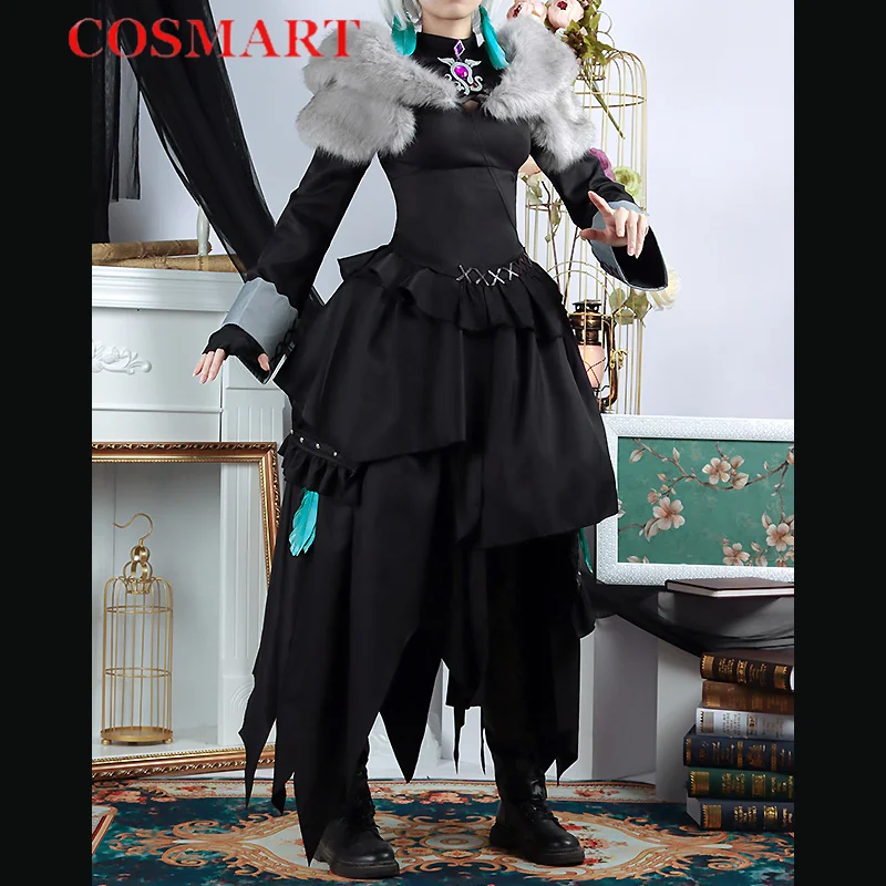 COSMART Game Final Fantasy 14 FF14 Yshtola Uniform Dress Halloween Outfit Unisex New Custom Made