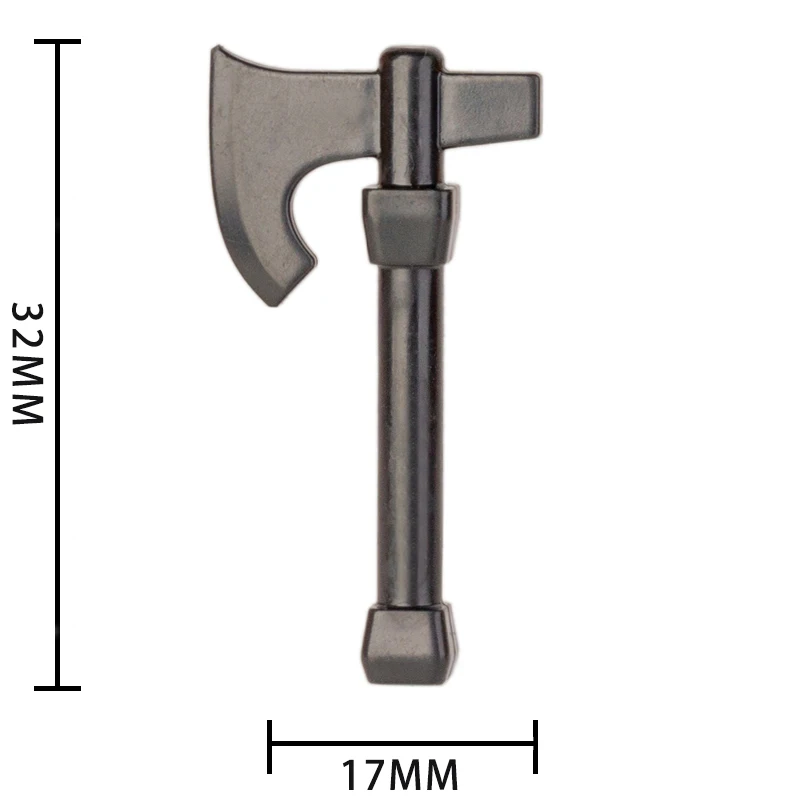 Koruit Mediaeval Times Dwarf Weapons For 4cm Figures Accessories Spear Sword Axe MOC Building Blocks Bricks Toys For Children