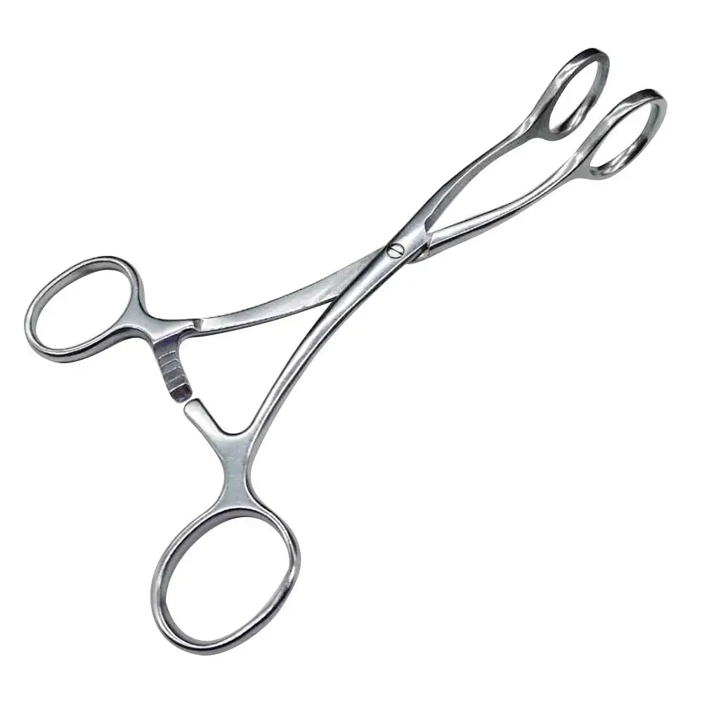 

Tongue Pliers Piercing Tools Stainless Steel Forceps Clamps for Tongue Frenulum Dental Use Sponge Pliers