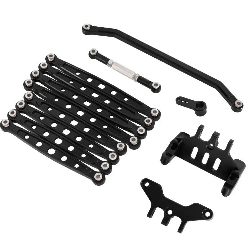 Стержень шасси из алюминиевого сплава, стержень рулевого стержня с фиксированным сиденьем, набор сервоприводов для 1/12 MN128 86 G500, автомобильные аксессуары с дистанционным управлением