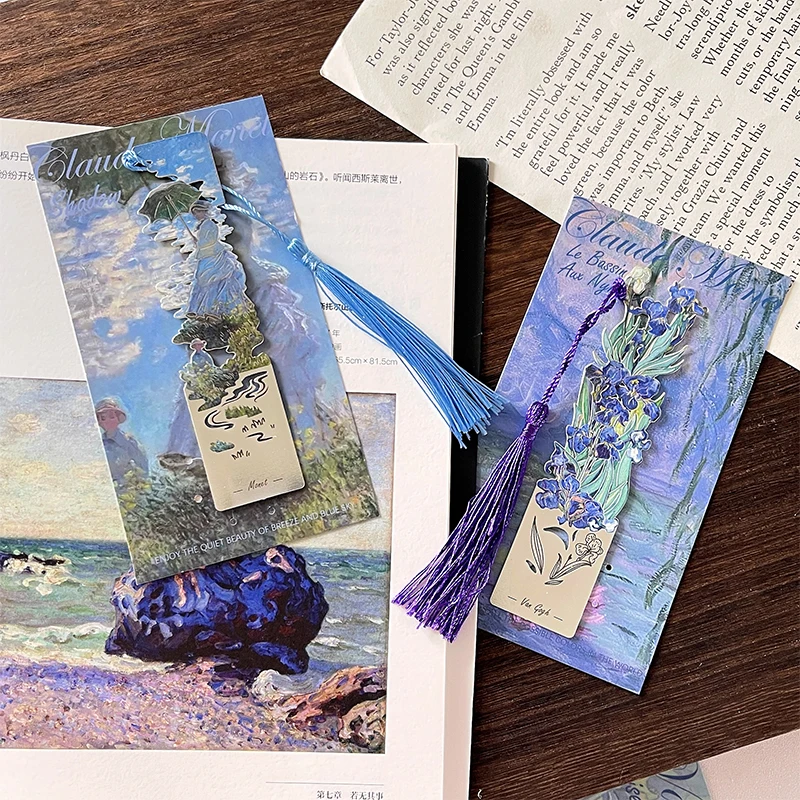 1 قطعة المرجعية المعدنية الرجعية القرطاسية كتاب الملحقات اللوازم المدرسية صفحة علامة للكتب #4