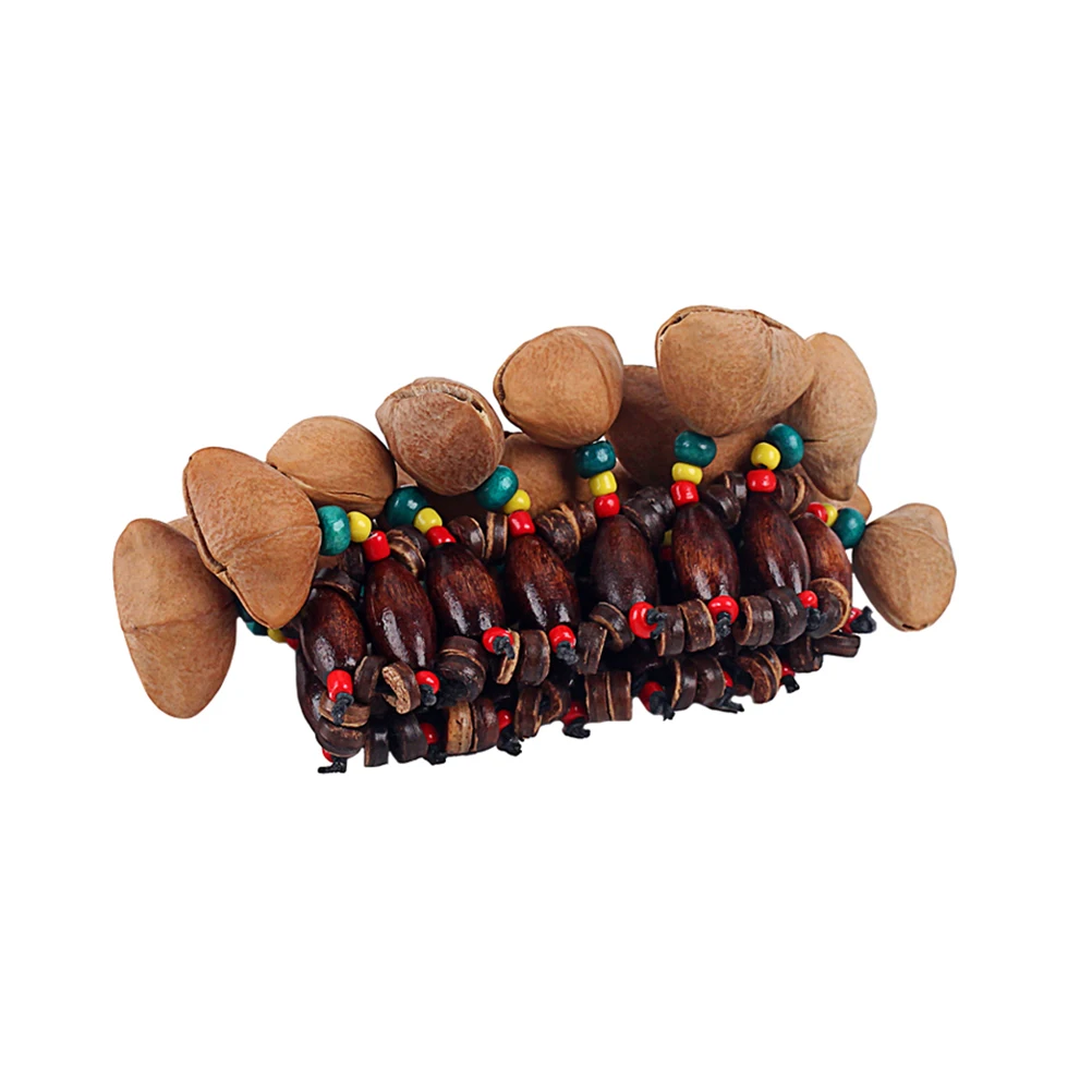 

Bracelet Hand Bell Musical Instruments Orchestral Shell Natural Chime Handmade Drum Accessories Ethnic Design Fits All