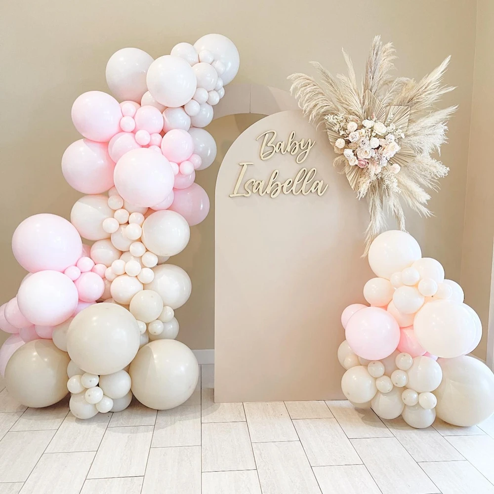 Pink Blue Series Latex Balloon with Number/Heart Foil Balloon for Kids Happy Birthday Party Decoration Baby Shower Supplies