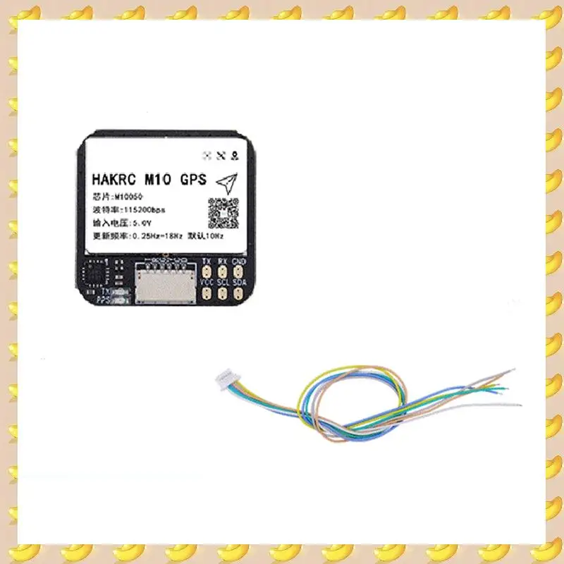 Módulo GPS A45U M10 Withqmc5883 Bússola GPS + BDS + GALILEO 25X25mm Forrc FPV Avião de Longo Alcance