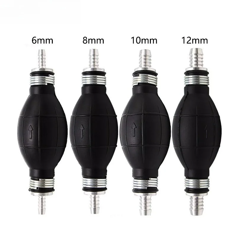 1pcs Hand Fuel Pump Manual Oil Pump Primer Bulb All Fuels for Car Boat Marine Outboard Fuel Gas Petrol Transfer 6/8/10/12mm