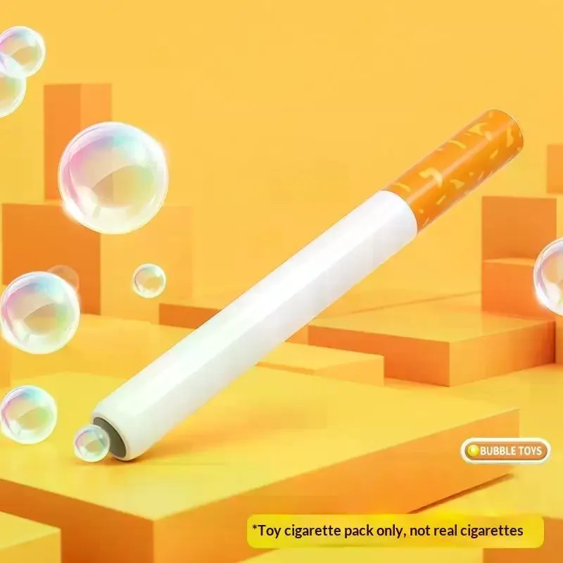 

2Pcs Mini Bubble Stick Handheld Bubble Pipe Prop Prank Creative Cigarette Bubble Wand Party Atmosphere Creating Tool