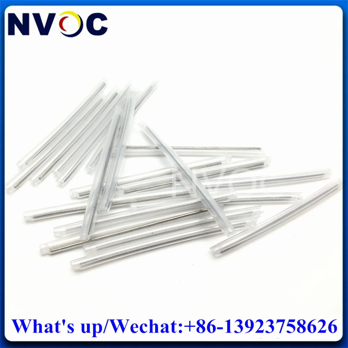 1000 Chiếc 1.0*60Mm Kim Đơn Sợi Quang Hợp Bảo Vệ Chia Tay, 1.0X60Mm Simplex Thanh Nhiệt Ống Nóng Ống