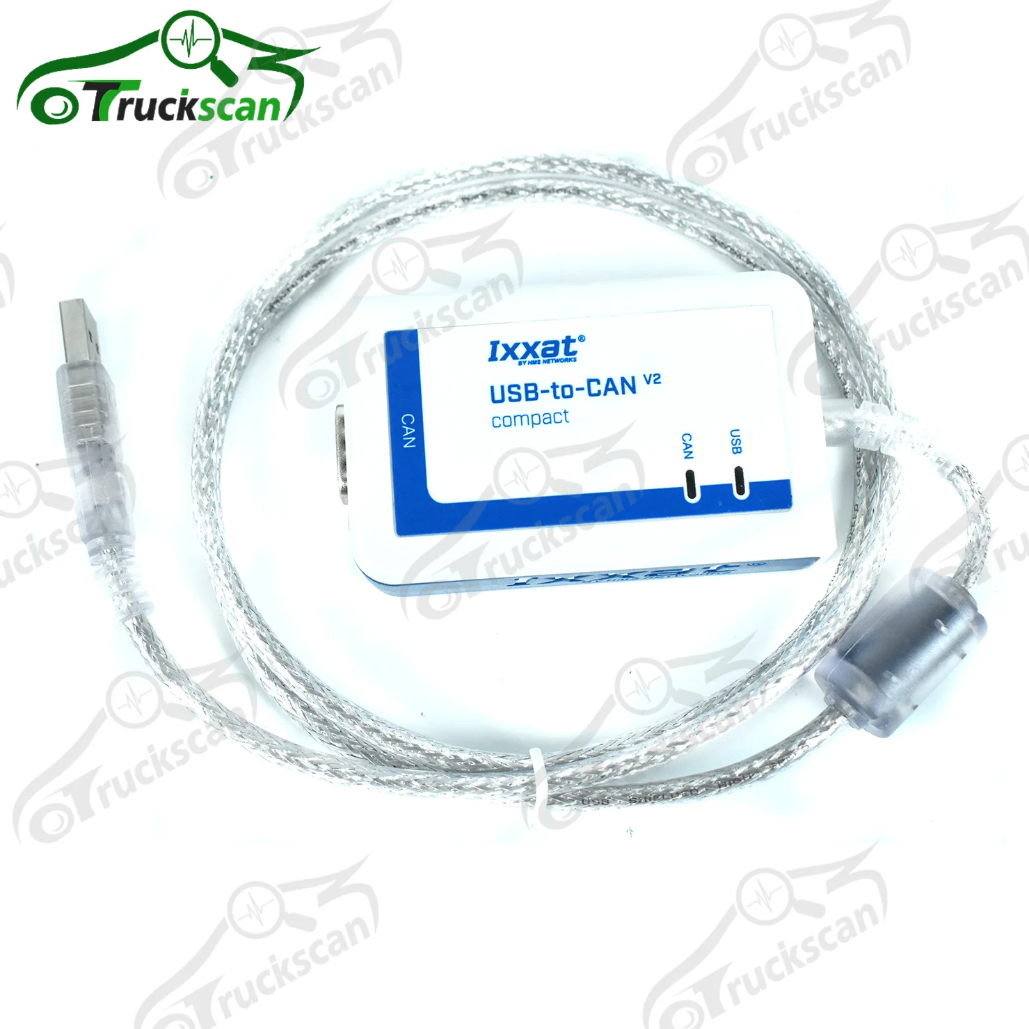 New Truck Diagnostic tool For MTU DiaSys Diagnostic tool USB to CAN COMPACT IXXAT Diesel engine MDEC ADEC Cable +CF53 laptop - view 6