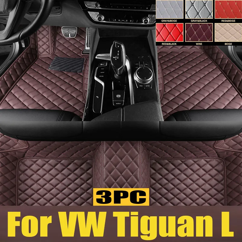 

Car Floor Mats For VW VW Tiguan L 2017-2023 20018 2019 2020 2021 Custom Auto Foot Pads Automobile Carpet Cover interior