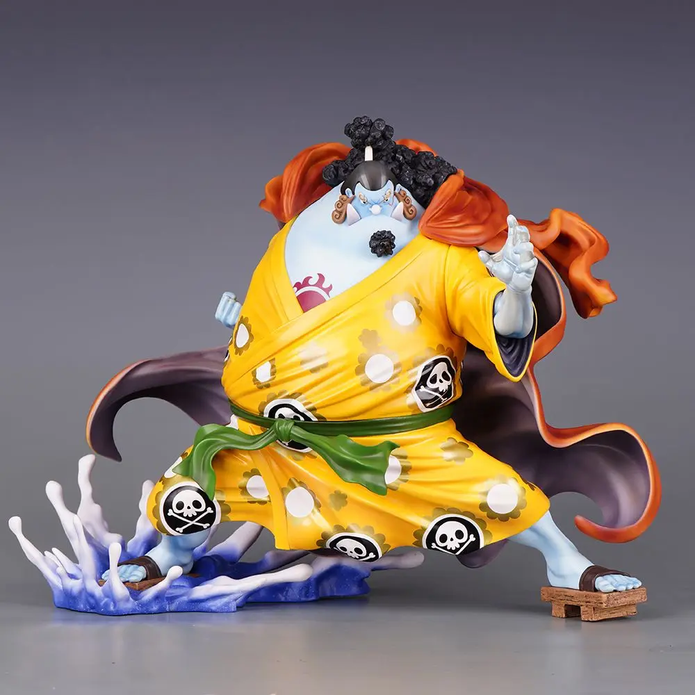 One Piece Anime Figures Jinbe Figure Oka Shichibukai Action Figurine Pvc Models Gk Statue Collectible Toys Dolls Decoration Gift