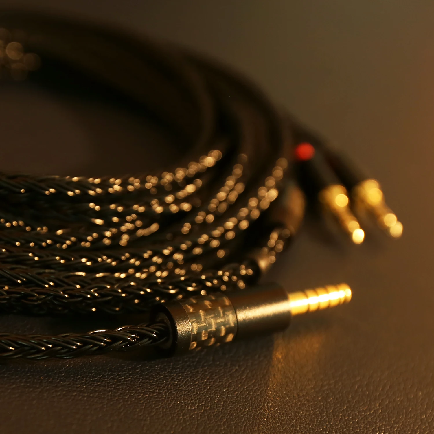 16 Core 7N OCC Dual 3.5mm Headphone Upgrade Cable 4.4mm Balanced Replacement Cord for Hifiman Sundara Ananda Arya HE400SE HE1000