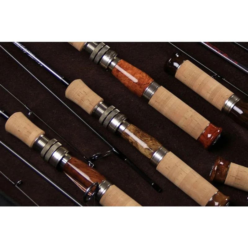 Two sections and three sections Luya rod, micro-object trout horse mouth army fish fishing rod handmade
