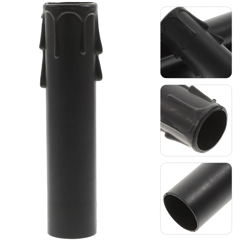

24 Pcs Tears Tube Covers Replacement Adjustable Light Socket Sleeve Candelabra Parts PP Chandelier Covers