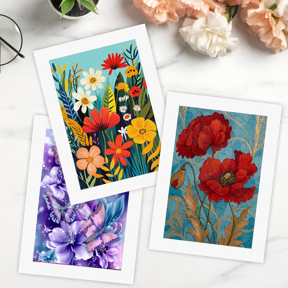 

SDOYUNO Simple Painting By Numbers For Beginner 20X30cm Flowers Gift Acrylic Paints Picture Drawing Crafts Supplies Adults Draw