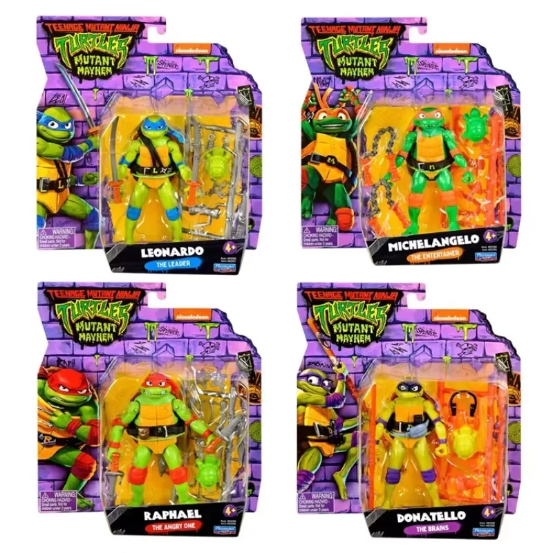 

Playmates 4.5-inch Ninja Turtles Action Figures Teenage Mutant Ninja Mutant Mayhem Action Figures Toy Gift Collection Hobby
