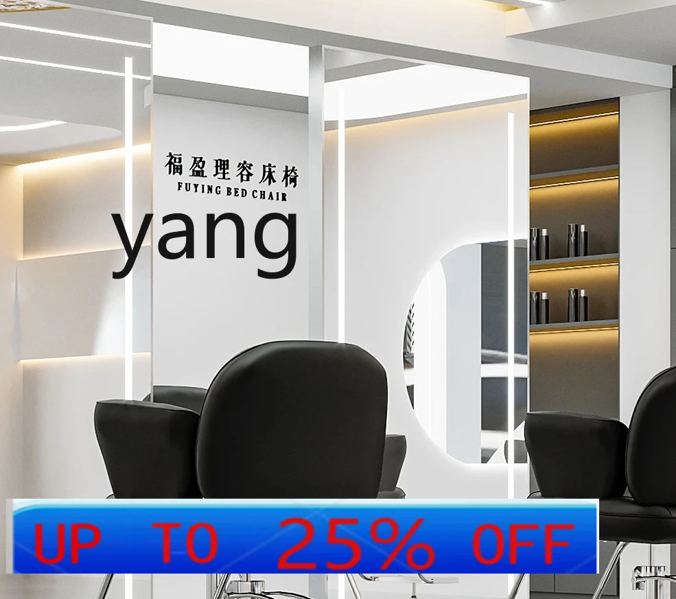 

LMMbarber shop mirror single and double-sided floor mirror table for hair salon