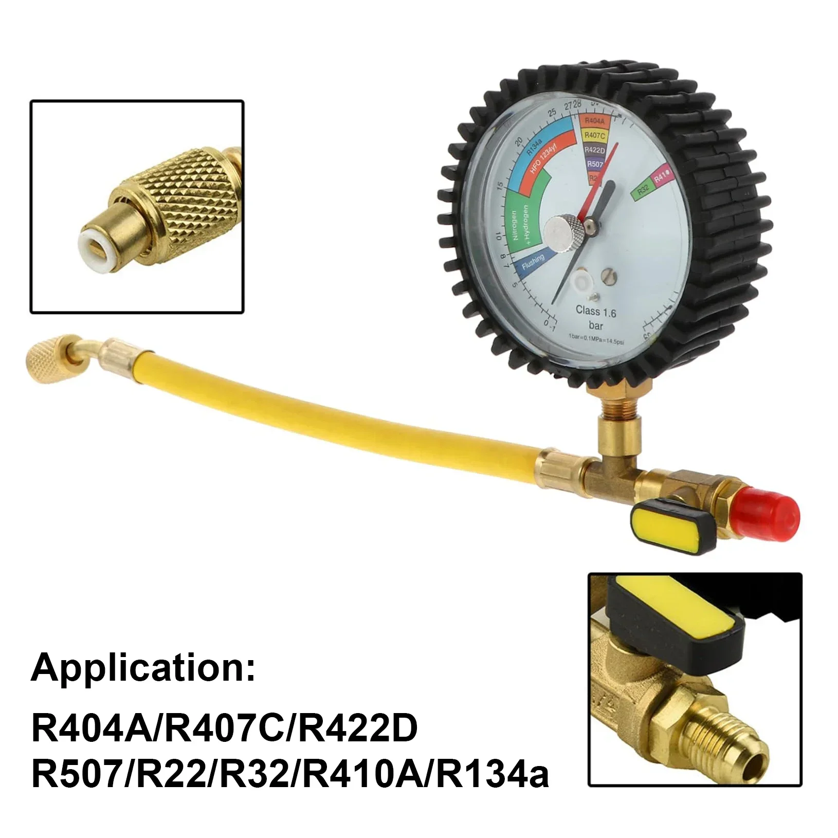 مقياس الضغط جهاز اختبار ضغط النيتروجين أنظمة التدفئة والتهوية وتكييف الهواء أدوات طاولة الاختبار البارد أداة قياس مكيف الهواء التلقائي المنزلي